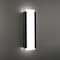 Dweled Fiction 14in LED Indoor and Outdoor Wall Light 3000K in Black WS-W119 - alternate 3